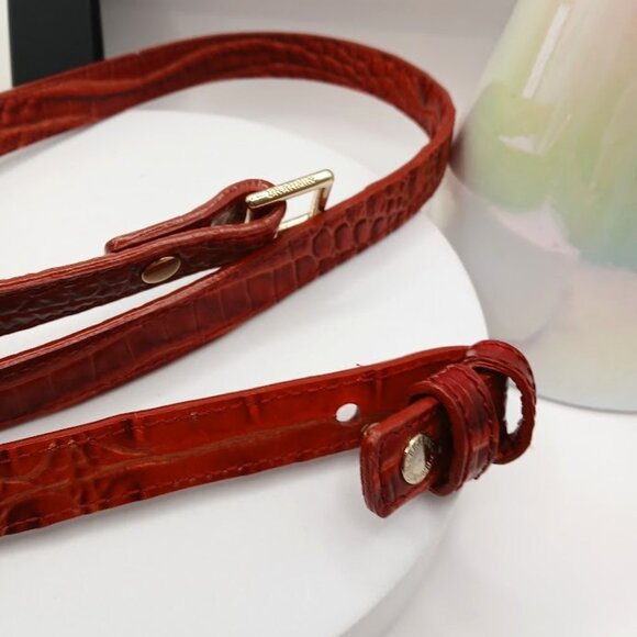 Brahmin Leather Strap Replacement Used LAVA color - Picture 3 of 3